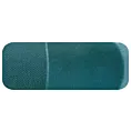 Ręcznik do rąk 30x50 cm bawełniany kolor ciemnoturkusowy z bordiurą z weluru 500 g/m2 LUCY Eurofirany