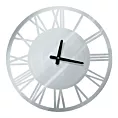 Ozdobny okrągły zegar ścienny w stylu art deco 60x5 cm Eurofirany
