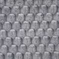 Koc  200x220 cm srebrny bardzo miękki w dotyku z wytłaczanym wzorem 3D CINDY 6 DESIGN 91 Eurofirany