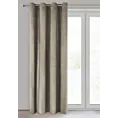 Zasłona brązowa z tkaniny welwetowej 140x250 cm przelotka ROSA Design 91 Eurofirany