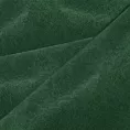 Poszewka szyta zielona z miękkiej tkaniny o welurowej strukturze