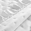 Narzuta biała 220x240 cm obszyta falbaną pikowana techniką hot press LIBI 3 EUROFIRANY CLASSIC