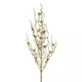 Złota gałązka z kuleczkami na choinkę wianek stroik 45 cm Eurofirany
