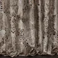 Tkanina zasłonowa welwetowa zdobiona ornamentowym haftem Eurofirany