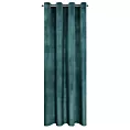 Zasłona ciemnoturkusowa z tkaniny welwetowej 140x250 cm przelotka ROSA Design 91 Eurofirany