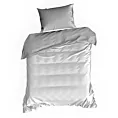Pościel 140x200 cm bawełniana kolor biały, jasnoszary dwustronna NOVA 3 Eurofirany