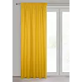 Zasłona musztardowa zaciemniająca gładka półmatowa 135x270 cm taśma LOGAN Eurofirany