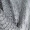 Zasłona szara zaciemniająca o strukturze drobnej krateczki 140x250 przelotka AMARO Eurofirany