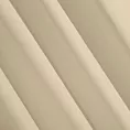 Zasłona beżowa z matowej gładkiej tkaniny 140x250 cm przelotka RITA Eurofirany