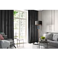 Zasłona czarna z tkaniny welwetowej 140x270 cm taśma ROSA Design 91 Eurofirany