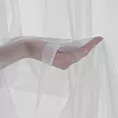 Firana biała z gładkiej przezroczystej mikrosiateczki z mocnym połyskiem 350x250 cm przelotka ALEXA Design 91 Eurofirany
