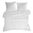 Pościel 220x200 cm z makosatyny bawełnianej kolor biały Eva Minge Eurofirany