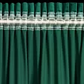 Zasłona butelkowa zieleń z matowego welwetu 140x270 cm taśma MELANIE Eurofirany