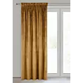 Zasłona miodowa z ekskluzywnego matowego welwetu 140x270 cm taśma RIA Diva Line Eurofirany
