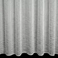 Firana szyta na taśmie fala naturalna z półmatowej kreszowanej tkaniny, w nieregularne, cienkie, pionowe pasy, wykończona obciążnikiem