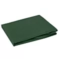 Prześcieradło bez gumki 180x210 cm z satyny bawełnianej kolor ciemnozielony 125 g/m2 DINA Diva Line Eurofirany