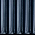 Zasłona szyta na taśmie fala granatowa z miękkiej półmatowej tkaniny welwetowej