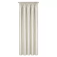 Zasłona kremowa przeplatana błyszczącą nicią zaciemniająca 140x270 taśma SELINA Eurofirany