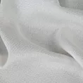 Zasłona szyta na taśmie 5 cm platynowa z tkaniny o naturalnym splocie z efektem melanżu