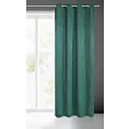 Zasłona zielona zaciemniająca z efektem melanżu 140x250 cm przelotka ROSSIE Eurofirany