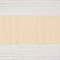 Roleta Mini Dzień - Noc kremowa z tkaniny roletowej w gładkie pasy