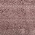 Ręcznik do rąk 30x50 cm bawełniany kolor liliowy zdobiony błyszczącymi paseczkami 500 g/m2 GLORY 4 Eurofirany
