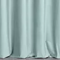 Zasłona szyta na taśmie fala miętowa z miękkiej półmatowej tkaniny welwetowej
