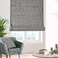 Roleta rzymska CANDY grafitowa z tkaniny z strukturalnym spolotem