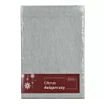 Obrus na stół srebrny 85x85 cm z żakardowej tkaniny FLASH świąteczny