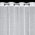 Firana biała z siateczki niewymagająca prasowania 140x250 cm przelotka CINDY Eurofirany