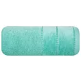 Ręcznik do rąk 30x50 cm bawełniany kolor miętowy z welwetową bordiurą 500 g/m2 MARI Eurofirany