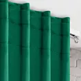 Zasłona ciemnozielona zaciemniająca 140x300 cm taśma imitująca flex MILAN Eurofirany
