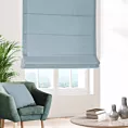 Roleta rzymska ENYA niebieska z miękkiej półmatowej tkaniny welwetowej