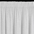 Zasłona biała zdobiona nicią szenilową z tkaniny szyfonowej 135x270 taśma REINA Eva Minge Eurofirany