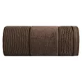 Ręcznik kąpielowy 50x90 cm bawełniany kolor brązowy z welurową bordiurą 500 g/m2 EMMA Eurofirany