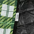 Koc  piknikowy 130x145 cm zielono, biały z motywem kraty PIKNIK 2 Eurofirany