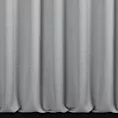 Zasłona szyta na taśmie fala popielata z tkaniny o naturalnym splocie z efektem melanżu