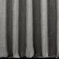 Zasłona szyta na taśmie 5 cm ciemnoszara z tkaniny o naturalnym splocie z efektem melanżu