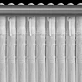 Firana biało, srebrzysta z matowej tkaniny zdobiona błyszczącym wzorem 140x270 cm taśma LINZI Eurofirany