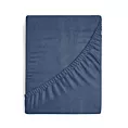 Prześcieradło frotte z gumką 180x200 cm z bawełny kolor granatowy 170 g/m2 Design 91 Eurofirany