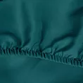 Prześcieradło z gumką 220x200 cm z satyny bawełnianej kolor turkusowy 125 g/m2 DINA Diva Line Eurofirany