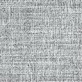 Roleta rzymska srebrno popielata z tkaniny w stylu eko o naturalnym splocie, z efektem melanżu, wykończona obciążnikiem