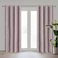 Zasłona wrzosowa z tkaniny welurowej 420x260 cm przelotka - Dora Eurofirany