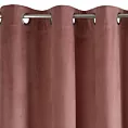 Zasłona ciemnoróżowa z gładkiego welwetu 140x250 cm przelotka PIERRE Eurofirany