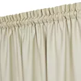 Zasłona jasnobeżowa z tkaniny welurowej 420x260 cm tunel Dora Eurofirany