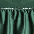 Zasłona ciemnozielona zdobiona falbanami z welwetu 140x250 cm przelotka SAMI Eurofirany