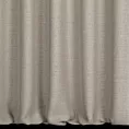 Zasłona szyta na taśmie fala beżowa z tkaniny szenilowej o wyraźnym splocie
