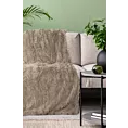 Koc o strukturze miękkiego futra 150x200 cm beżowy TIFANY 1 DESIGN 91 Eurofirany