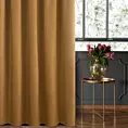 Zasłona szyta na taśmie fala złota z miękkiej tkaniny welwetowej