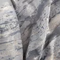 Zasłona szaro, złocista z welwetu z efektem przecierki 140x250 cm przelotka GRACE Eurofirany